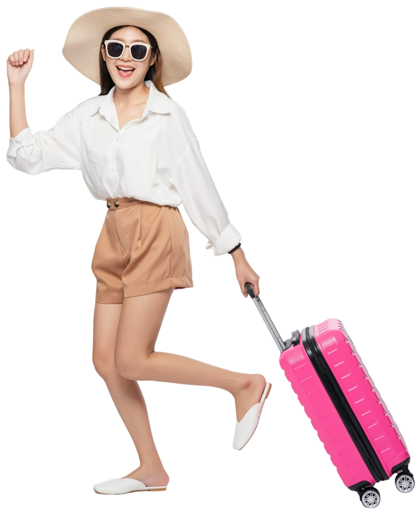 Header illustration showing travel options